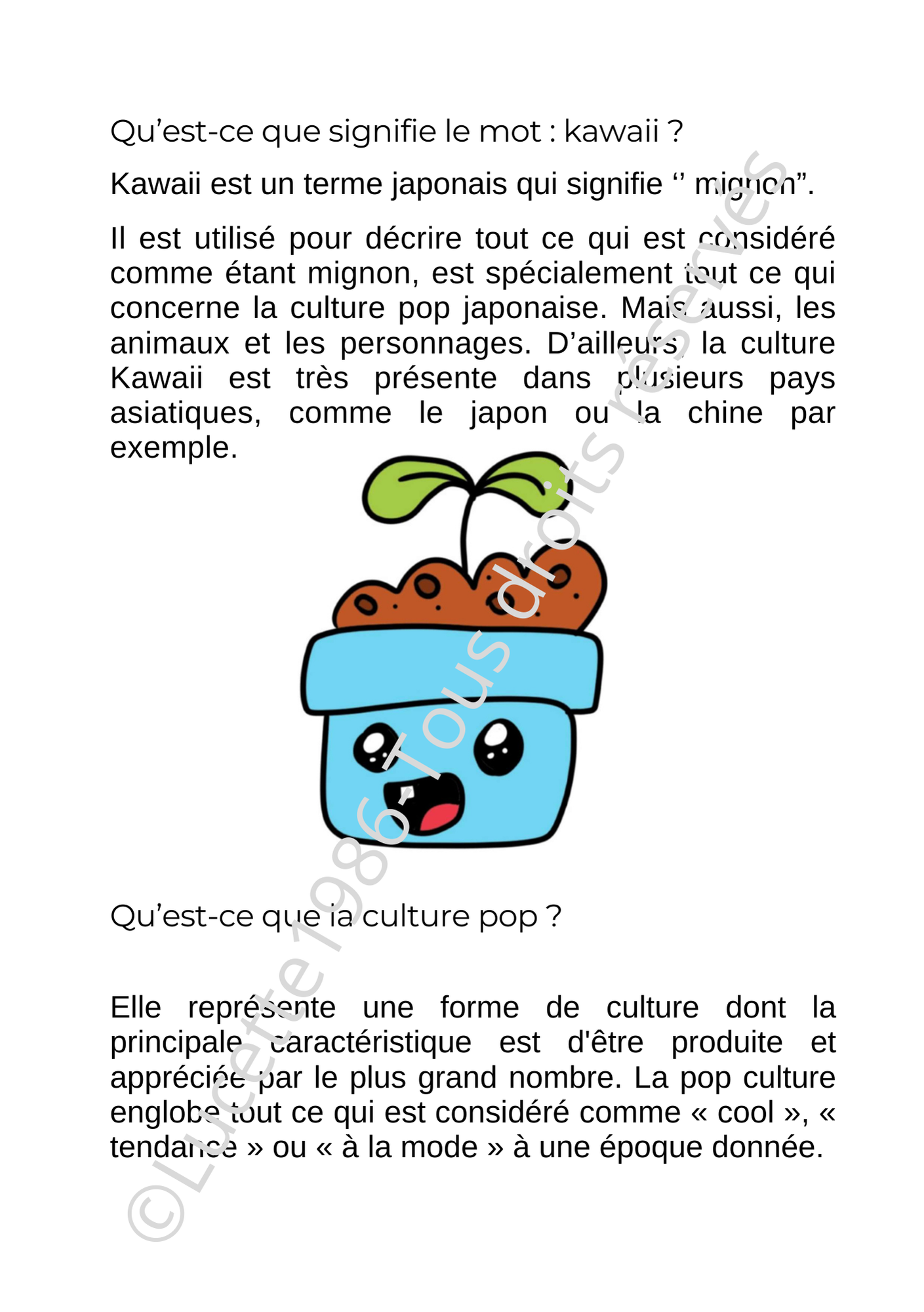 LIVRET D'APPRENTISSAGE AU DESSIN KAWAII A4: 16 pages de pure mignonneries!