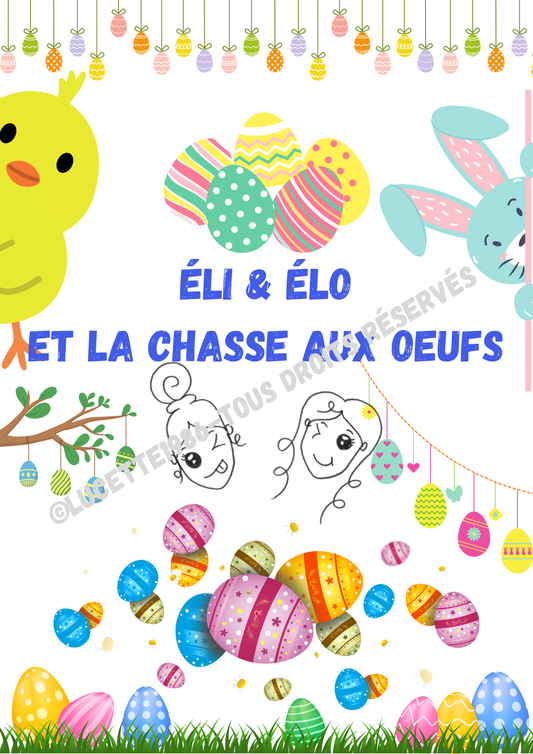 🐣 ÉLI & ÉLO: À la chasse aux œufs 🍫🌸