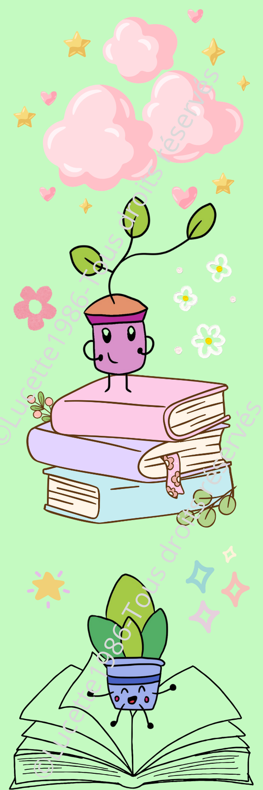 “Kawaii Spring” BOOKMARK: Brighten Up Your Readings!