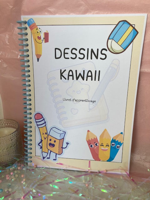 KAWAII DRAWING LEARNING BOOKLET: 16 pages of pure cuteness!